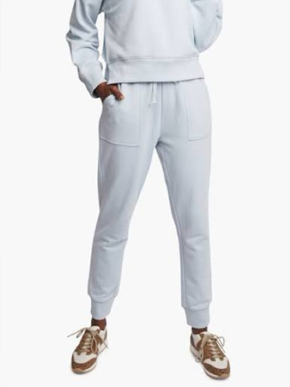 ABLE | Women's Black Drawstring Pull On Jogger Sweatpants Front Pockets Size XS